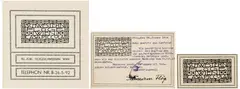 Gustav Klimt, Geschäftspapier der Schwestern Flöge, Casa Piccola