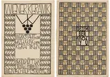 Bertold Löffler, 2 Geschäftskarten: Wiener Keramik & Bolzani & Co., Lithographie; rückseitig handschriftliche Rechnung für Broncia Koller-Pinell vom 24. Dezember 1908 (Wr. Keramik)