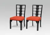 attributet to Otto Prutscher, Chairs (a pair)