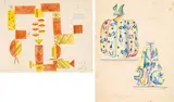 Hilda Jesser, 10 drafts, mixed media on paper