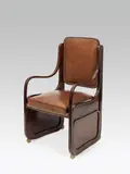 attributet to Koloman Moser, Armchair No. 413F
