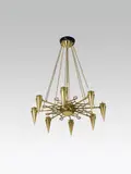 attributet to Otto Prutscher, Chandelier