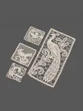 Anny Schröder-Ehrenfest, 4 laces with animal motifs