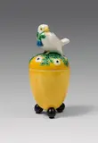 Egg box" with sparrow by Michael Powolny, sold Jun 2016
