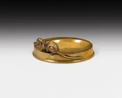 Schale by Gustav Gurschner, Bronze, gegossen; seitlich signiert: "GURSCHNER", sold Feb 2016