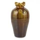 SHOULDERED VASE, CIRCA 1880 by Christopher Dresser, 1880, glazed earthenware, sold Apr 2021