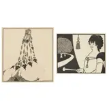 Aubrey Vincent Beardsley, TWO FRAMED PRINTS