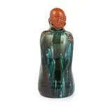 SAKE BOTTLE, CIRCA 1880 by Christopher Dresser, 1880, glazed earthenware, sold Apr 2021