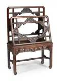 Gabriel Viardot, FRENCH 'JAPONISME' FOLIO STAND, LATE 19TH CENTURY, rosewood