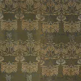William Morris, PAIR OF 'TULIP & ROSE' PATTERN CURTAINS, DESIGNED 1876, 1876, woven wool
