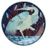 Charles Passenger For William de Morgan, ‘MOONLIGHT AND SUNSET SUITE’ TRIPLE LUSTRE DISH, CIRCA 1890, 1890, glazed earthenware