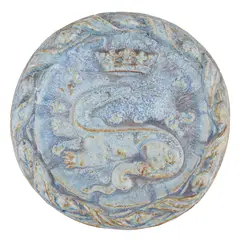 Alexandre Bigot, MEDALLION, CIRCA 1900, 1900, glazed stoneware