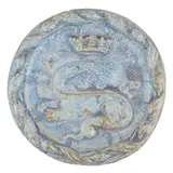 Alexandre Bigot, MEDALLION, CIRCA 1900, 1900, glazed stoneware