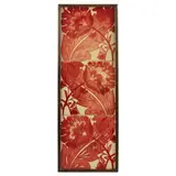 RUBY LUSTRE 6-INCH TILE PANEL, CIRCA 1890 by William De Morgan, 1890, glazed earthenware, sold Apr 2021