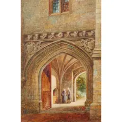George Wallis, WAITING FOR THE DOLE: ST CROSS NEAR WINCHESTER