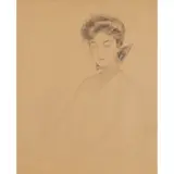 PORTRAIT OF A LADY by Gertrude Partington Albright, sold Apr 2021