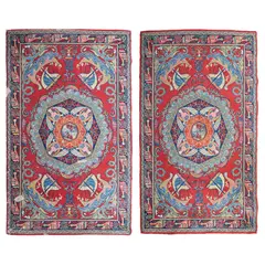 George Bain, PAIR OF RARE 'HEBRIDEAN' RUGS, CIRCA 1948, 1948, machine-woven wool