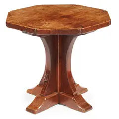 TABLE, 1930S by Robert 'Mouseman' Thompson, oak, sold Apr 2021