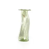 ‘CLUTHA’ VASE, CIRCA 1880 by Christopher Dresser, 1880, green glass with trailing milky and aventurine inclusions, sold Apr 2021