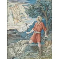 John Henry Dearle, ANGELS APPEARING TO THE SHEPHERD