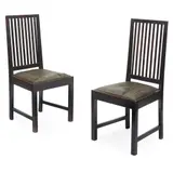 Charles Rennie Mackintosh, PAIR OF DINING CHAIRS, CIRCA 1911