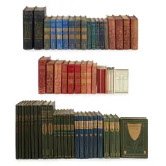Talwin Morris, LARGE COLLECTION OF GLASGOW SCHOOL ART NOUVEAU BOOK BINDINGS