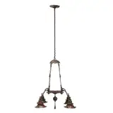 Alessandro Mazzucotelli, PAIR OF CEILING LIGHTS, CIRCA 1910, 1910, wrought iron
