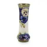 William Moorcroft, 'PANSIES' PATTERN VASE, CIRCA 1910
