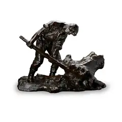 Marc-Aurèle de Foy Suzor-Coté, L'ESSOUCHEUR, bronze