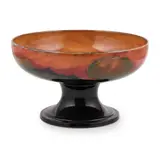 LARGE 'EVENTIDE' LANDSCAPE FOOTED BOWL, CIRCA 1925 by William Moorcroft, 1925, glazed earthenware, sold Apr 2021