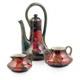 William Moorcroft, 'POMEGRANATE' PATTERN, THREE PIECE COFFEE SET,