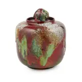 Charles Noke, LARGE 'CHANG' SHOULDERED VASE & COVER, CIRCA 1925, 1925, glazed earthenware