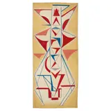 Ronald Cruickshank, UNTITLED (YELLOW & RED), 1950S, wool wall-hanging/tapestry