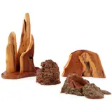Tim Stead, TWO SCULPTURES, burr elm with gold filler