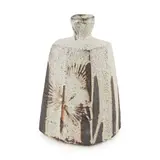 Lisa Hammond, VASE, poured white shino glaze