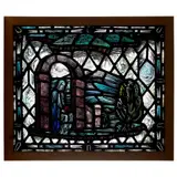 Gordon Macwhirter Webster, STAINED, PAINTED AND LEADED GLASS PANEL, CIRCA 1950, 1950