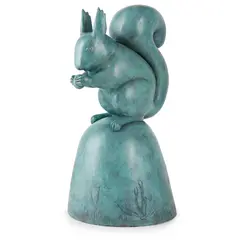 DANDELION SQUIRREL by Shona Kinloch, bronze, sold Apr 2021