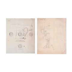 John Hardman Powell, ORIGINAL DRAWINGS FOR COVERED CUP AND A TANKARD