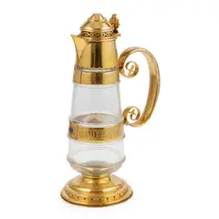 William Butterfield, GOTHIC REVIVAL GILTMETAL-MOUNTED LIDDED WINE JUG, CIRCA 1860, 1860