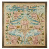 May Morris, 'ROSE BUSH' ARTS & CRAFTS EMBROIDERED PANEL, CIRCA 1900, 1900