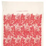 William Morris, TWO PANELS OF ORIGINAL 'TULIP' FABRIC, REGISTERED 1875
