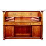 George Washington Jack, ARTS & CRAFTS INLAID MAHOGANY SIDEBOARD, CIRCA 1887, 1887, rosewood