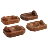 Robert 'Mouseman' Thompson, A GROUP OF OAK ASHTRAYS, CIRCA 1950S-60S