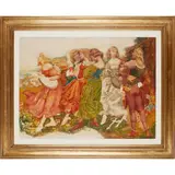 MEDIEVAL SCENE by Noel Laura Nisbet, sold Nov 2020