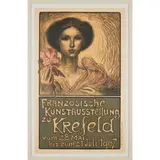 Théophile Steinlen, POSTER: ‘FRANZÖSISCHE KUNSTAUSSTELLUNG ZU KREFELD’ 1907