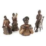 Johann Maresch, GROUP OF AUSTRIAN TERRACOTTA TOBACCO JARS, CIRCA 1890-1900, 1890