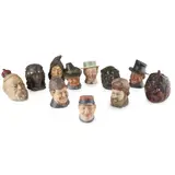 Bernhard Bloch, GROUP OF TERRACOTTA COVERED TOBACCO JARS, CIRCA 1900, 1900