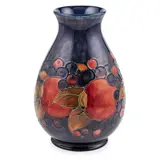 William Moorcroft, 'POMEGRANATE' BALUSTER VASE, LATE 1930S