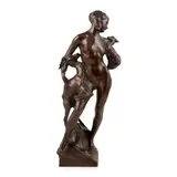 Ferdinand Victor Blundstone, 'THE GOATHERD', bronze