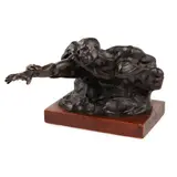 Carl Milles, STRUGGLE FOR EXISTENCE, patinated bronze
